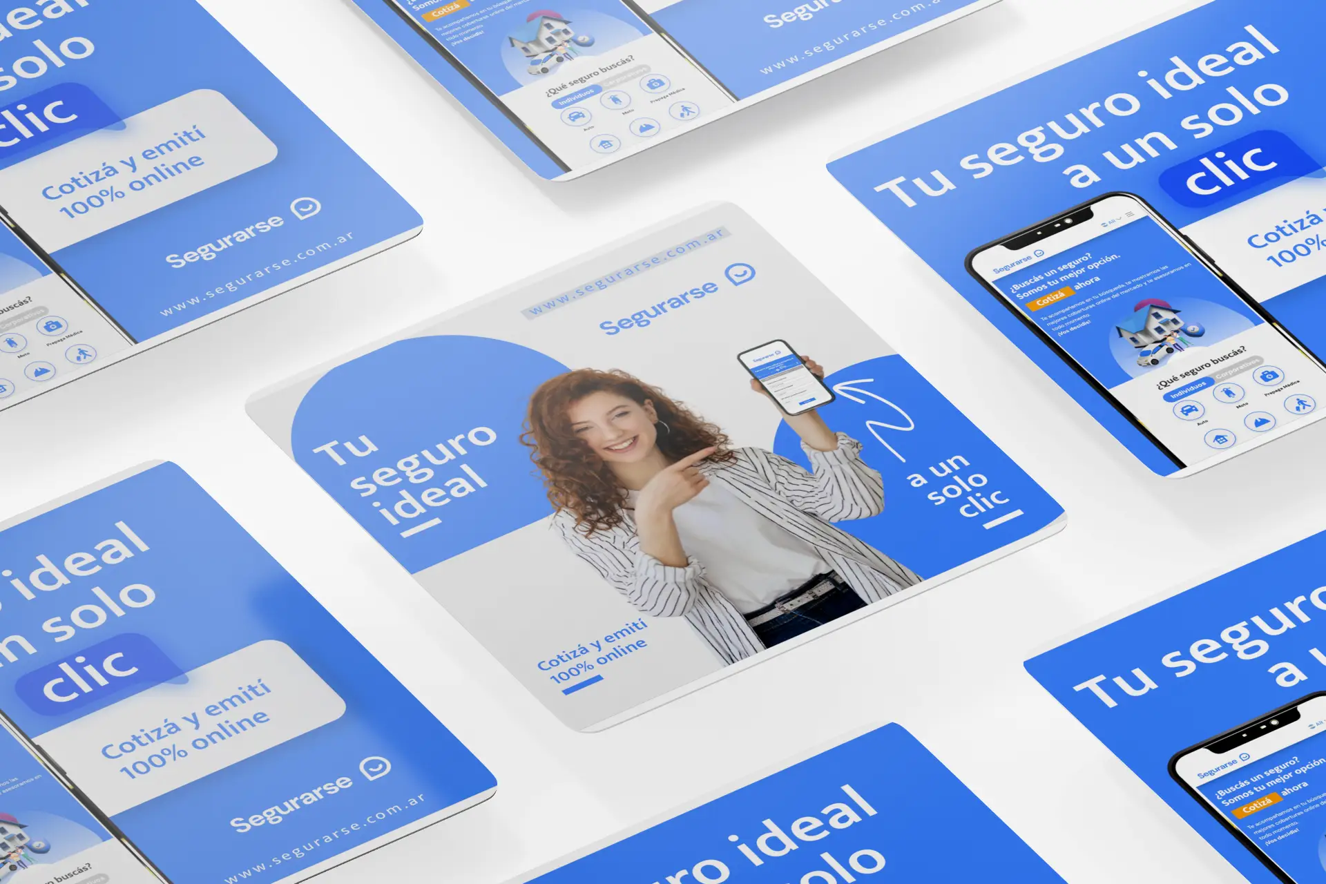 Instagram Post Mockup Mosaic UV